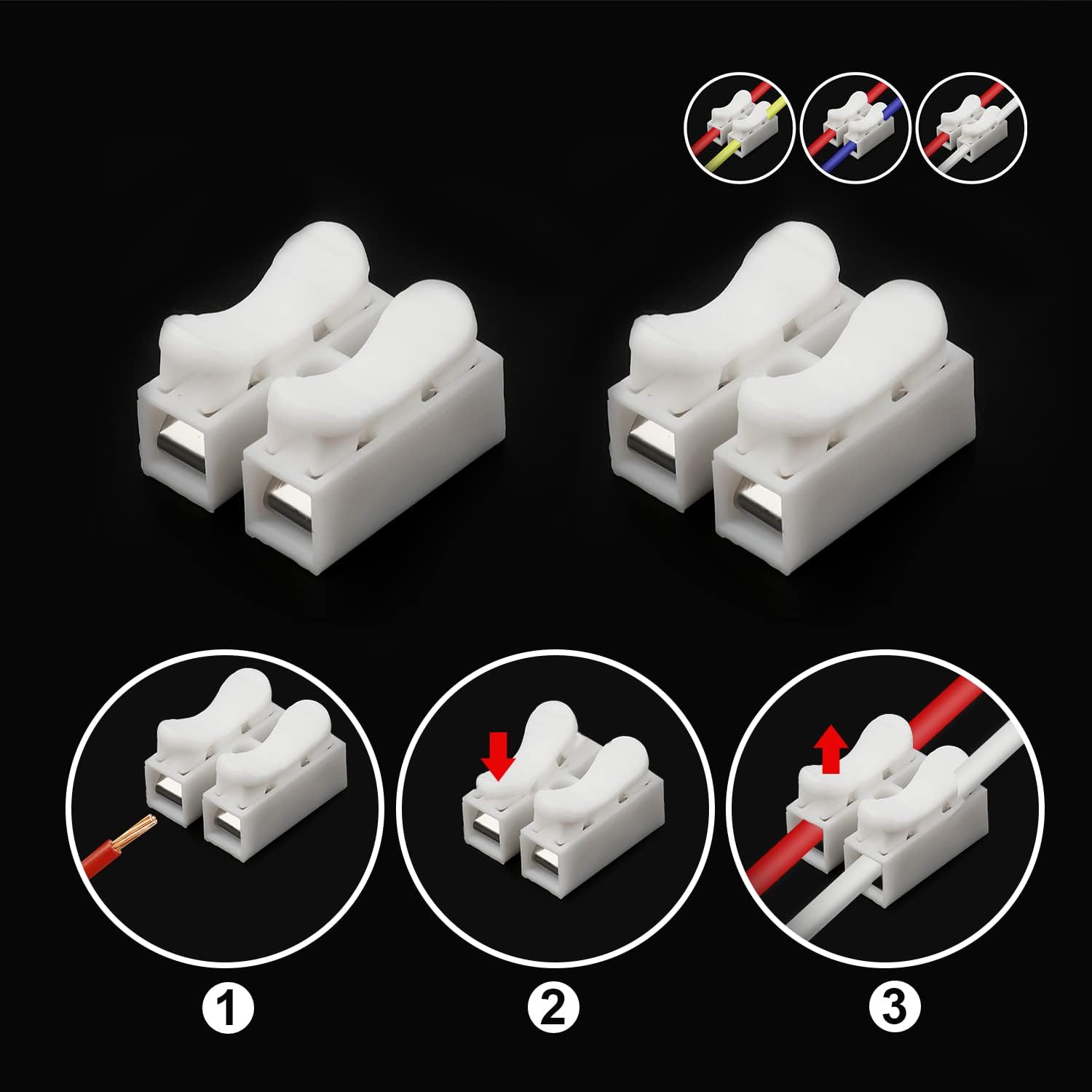 50szt Push Quick Wire Cable CH – Push Fit Connector recenzja i cena